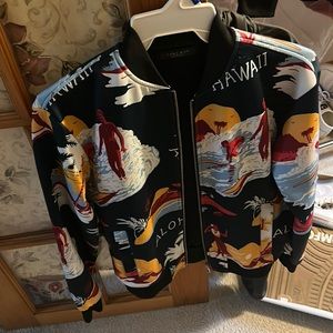 Aloha bomber jacket, size Medium. Used once for a photoshoot!!!